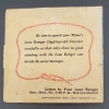 Lone Ranger Weber Bread decoder 1943 (back)